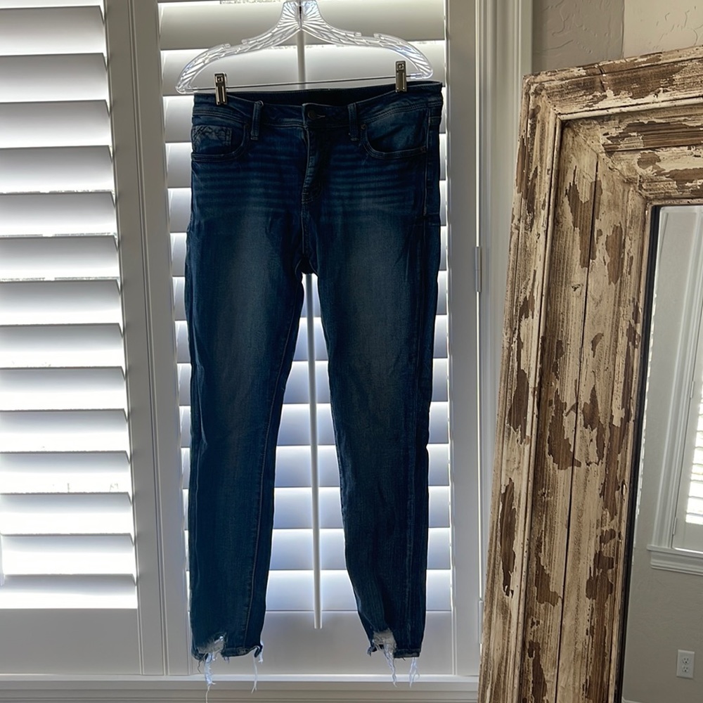 Buckle black skinny jeans size 29
